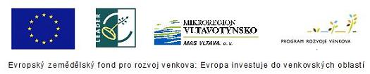 Logo EU, Logo Leader, Logo MAS Vltava, Logo Program rozvoje venkova