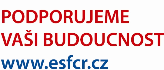 Logo PODPORUJEME VAŠI BUDOUCNOST