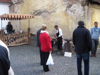 Farmářské trhy - stánek Kovářství